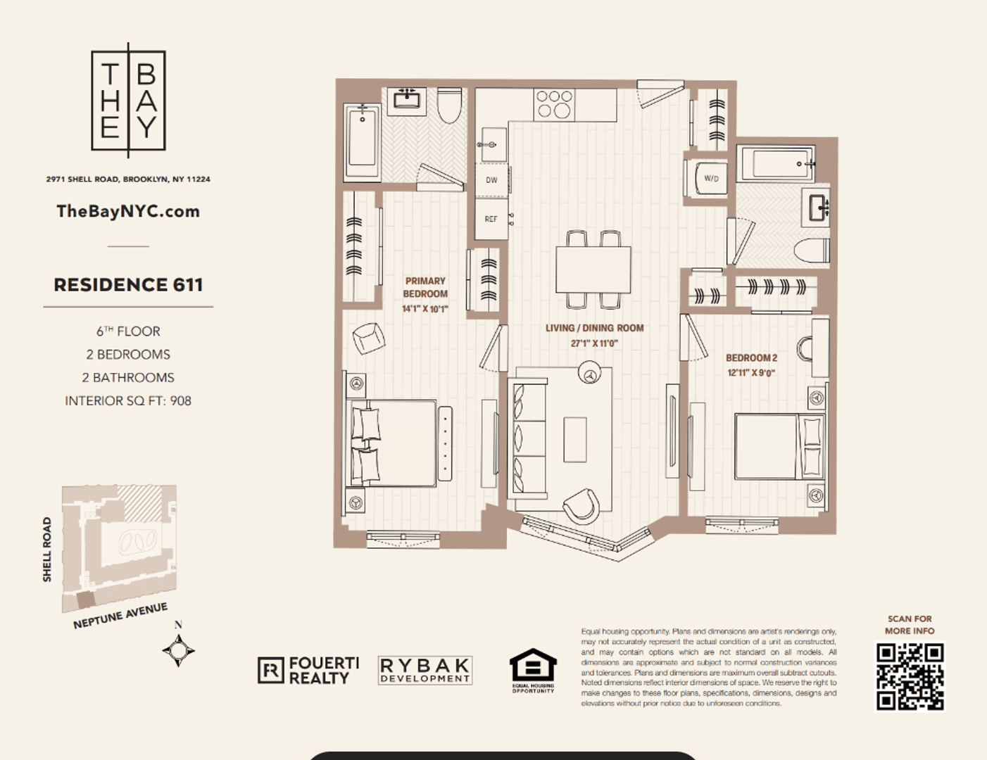 Brooklyn Apartment: 2971 Shell Road
