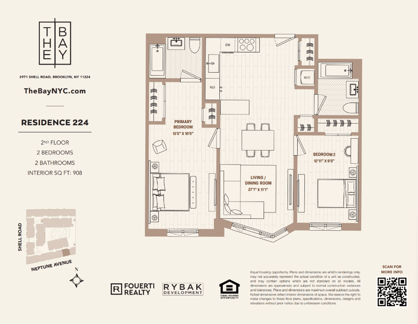 Brooklyn Apartment: 2971 Shell Road