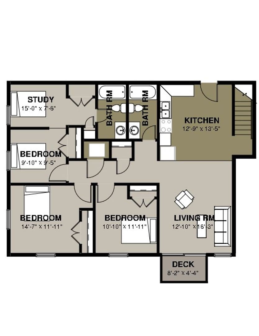 Ames Apartment: 121 Beach Ave