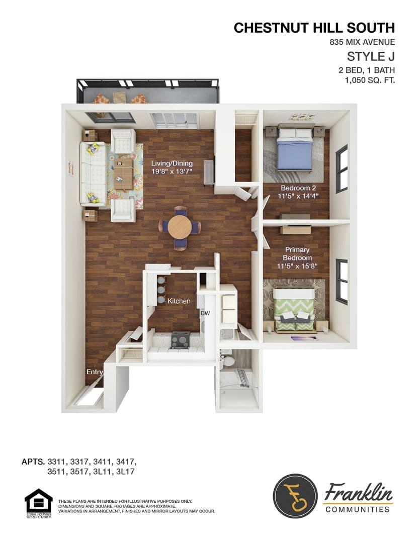 Hamden Apartment: 835-865 Mix Avenue