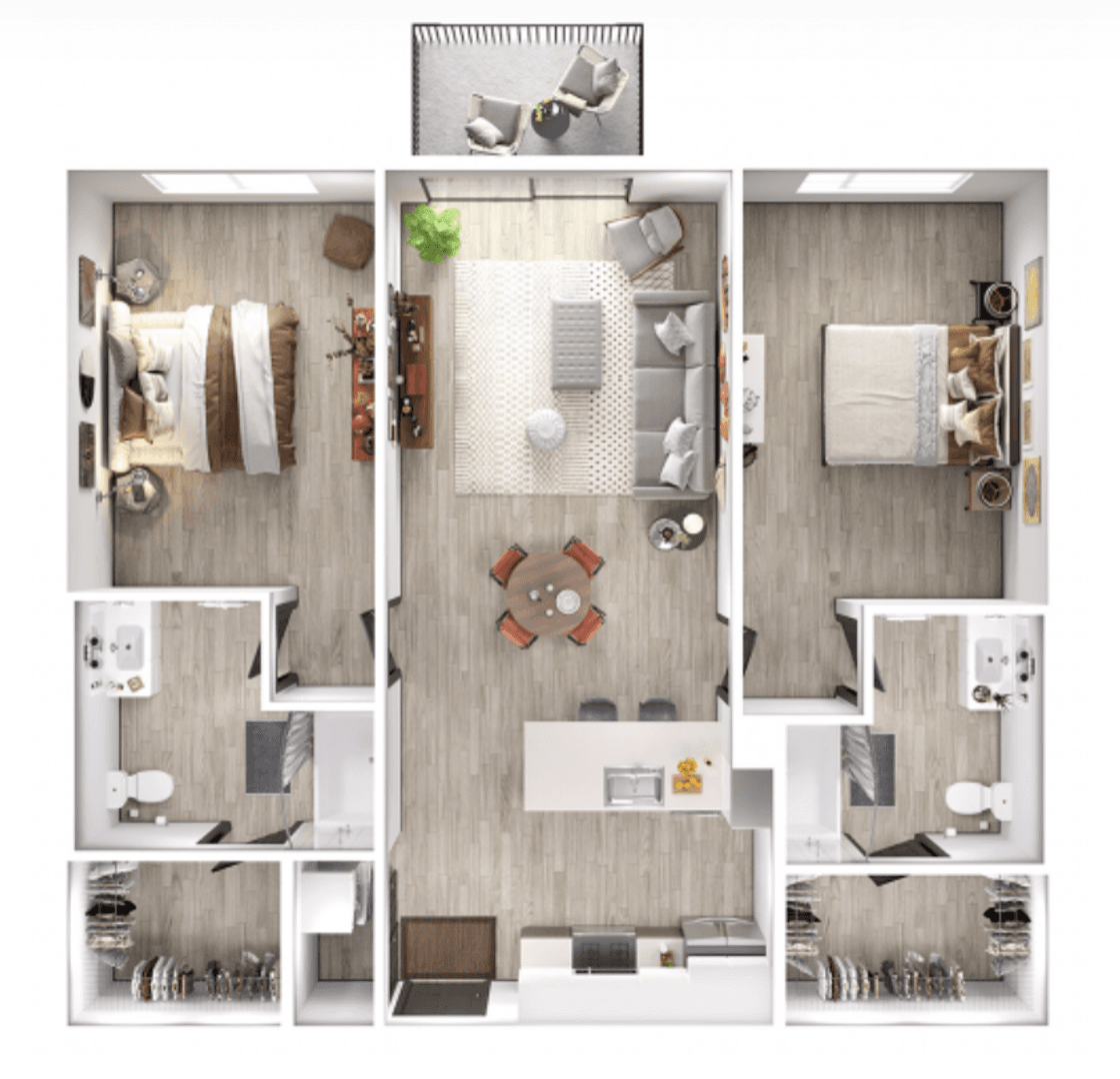Los Angeles Apartment: 525 N. Wilton Pl