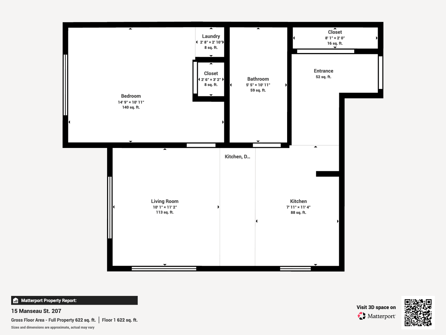 Winooski Apartment: 15 Manseau Street