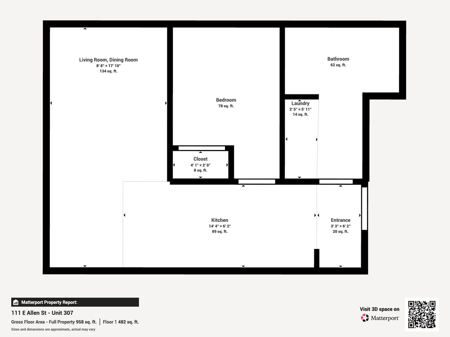 Winooski Apartment: 111 East Allen Street