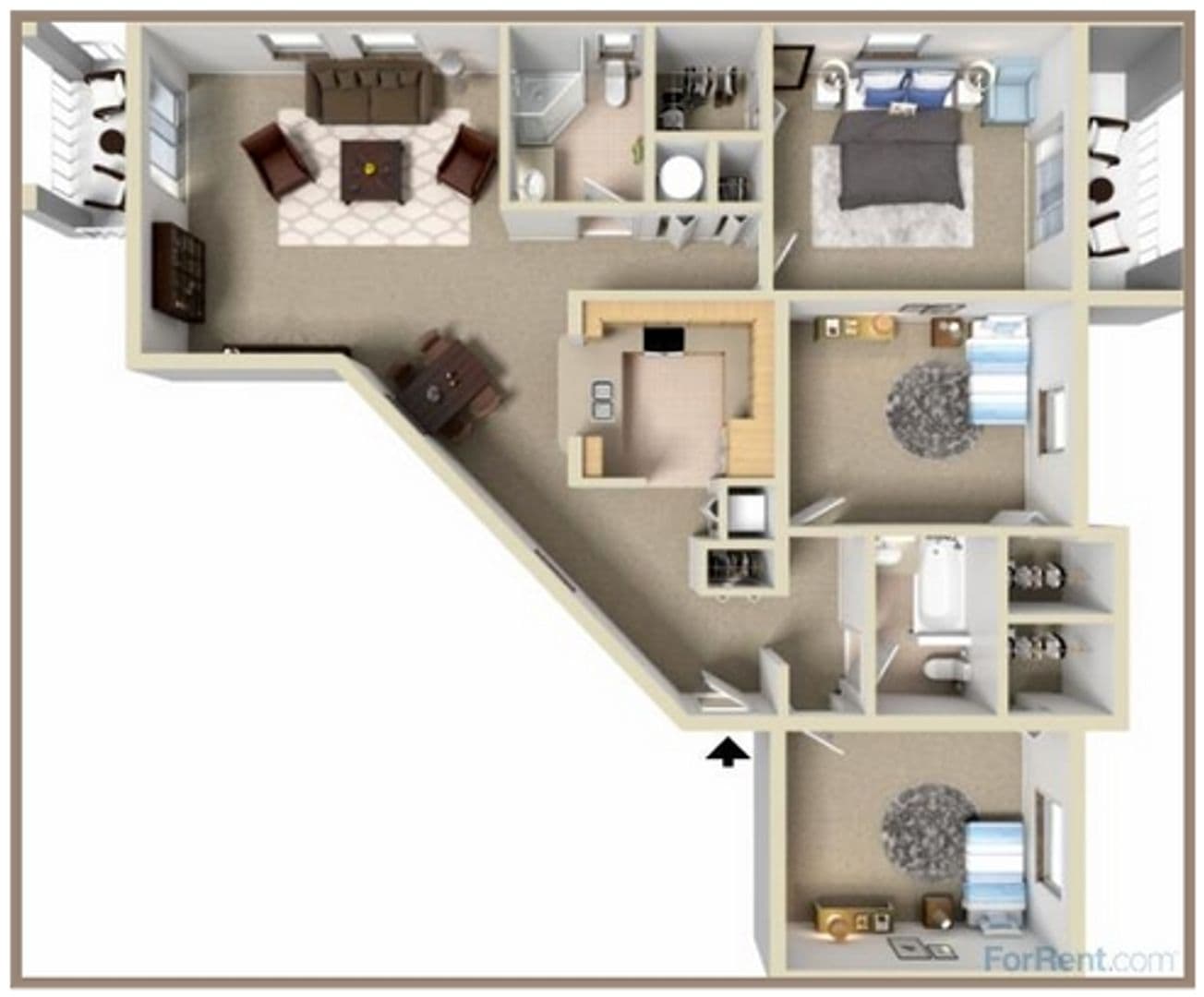 West Palm Beach Apartment: 1979 Brandywine Road #108