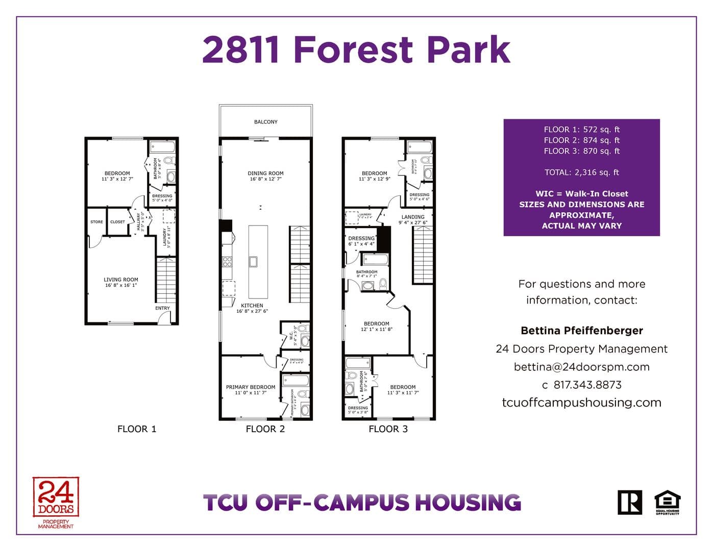 Fort Worth Apartment: 2811 Forest Park Blvd