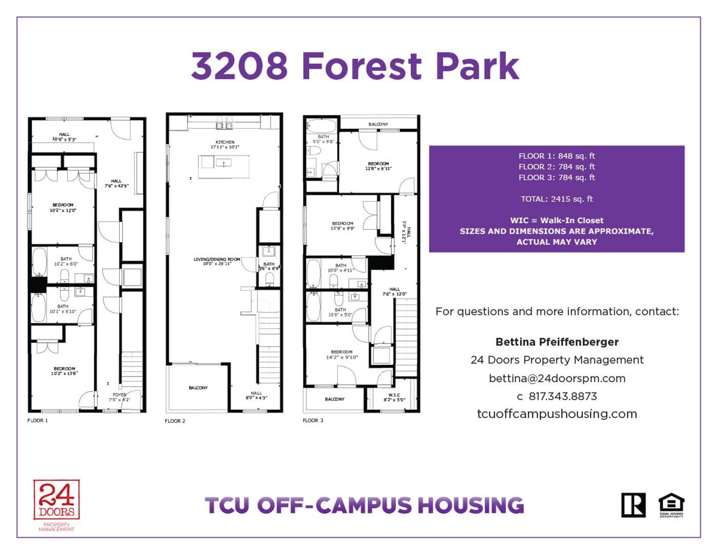 Fort Worth Apartment: 3208 Forest Park Blvd