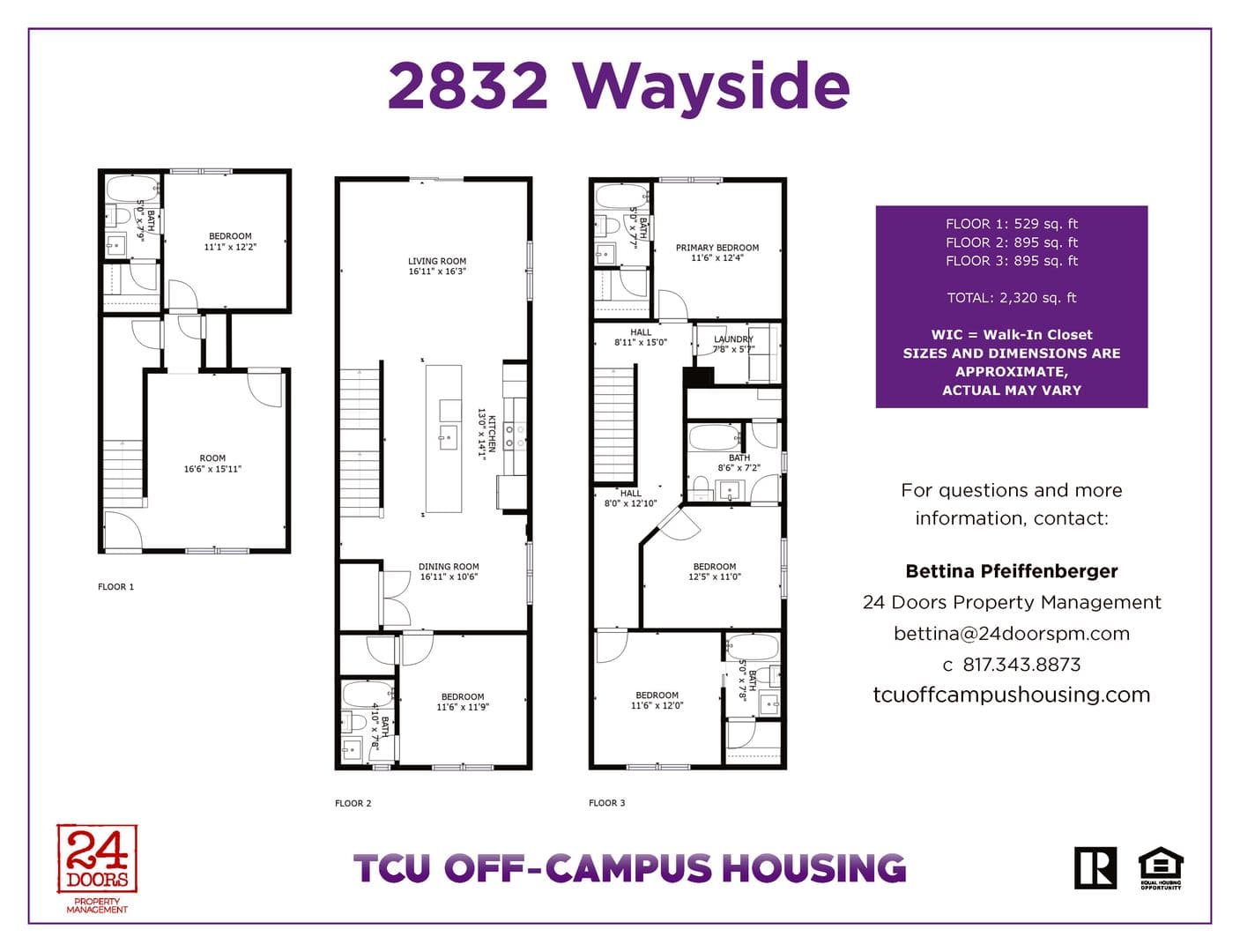 Fort Worth Apartment: 2832 Wayside Ave