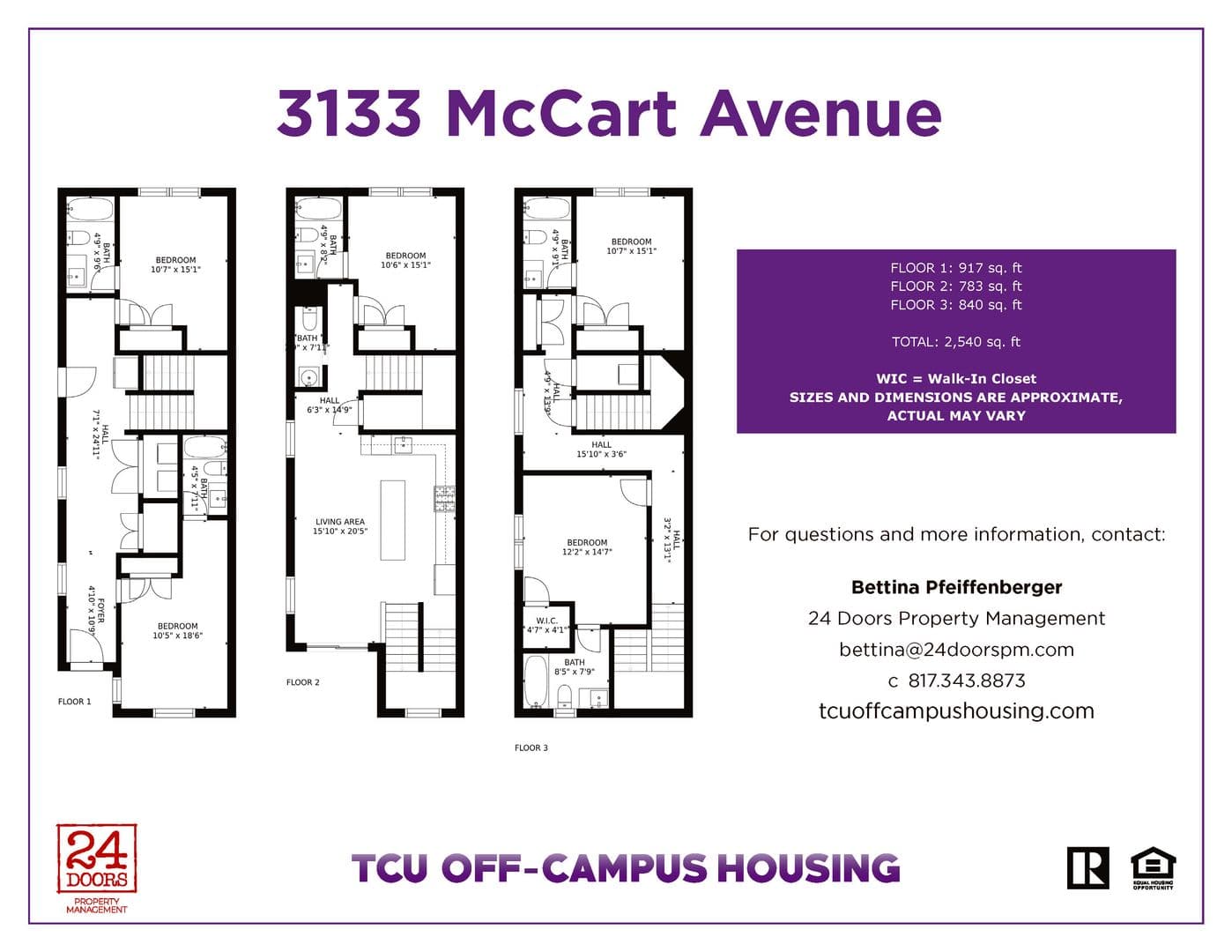Fort Worth Apartment: 3133 McCart