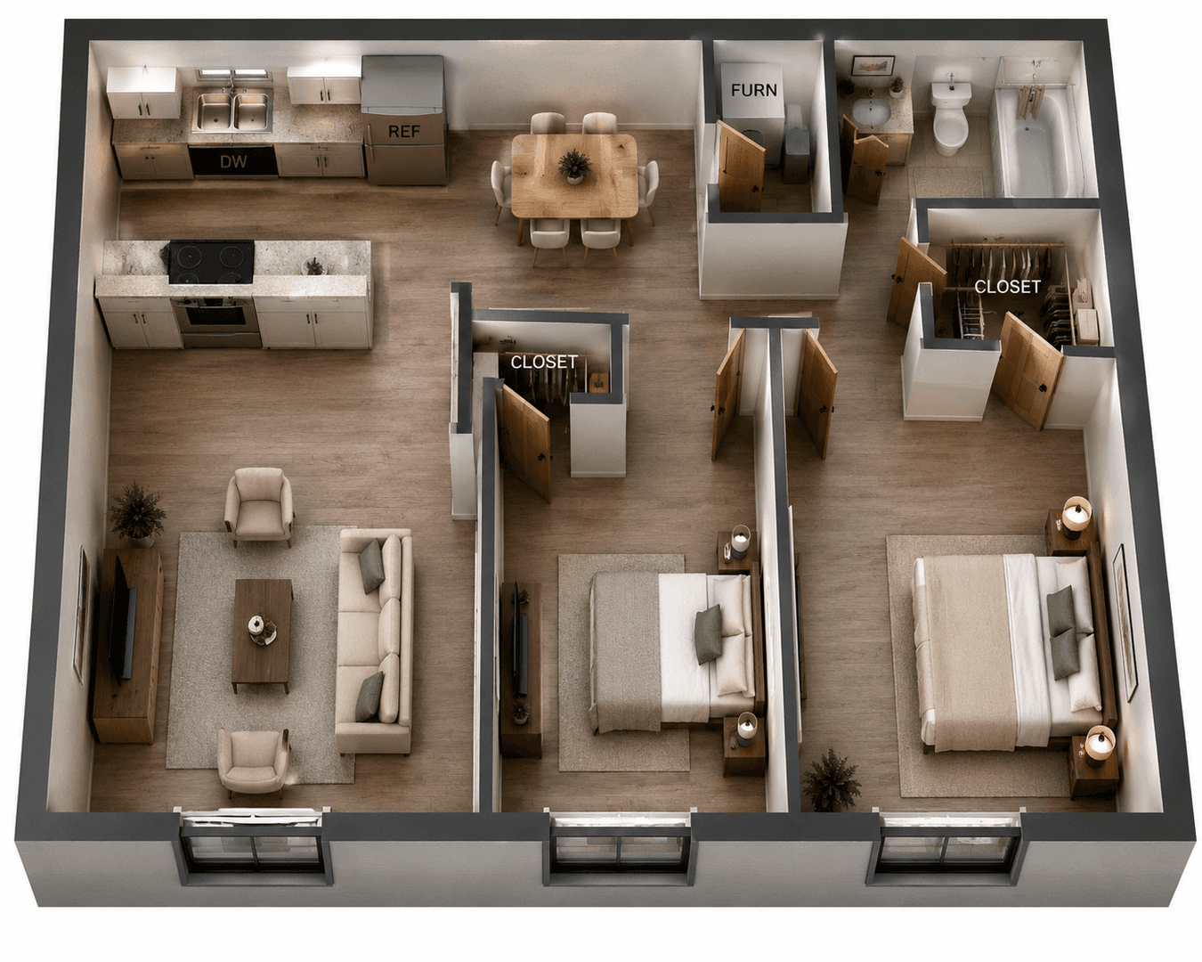 Durant Apartment: 2200 University Blvd