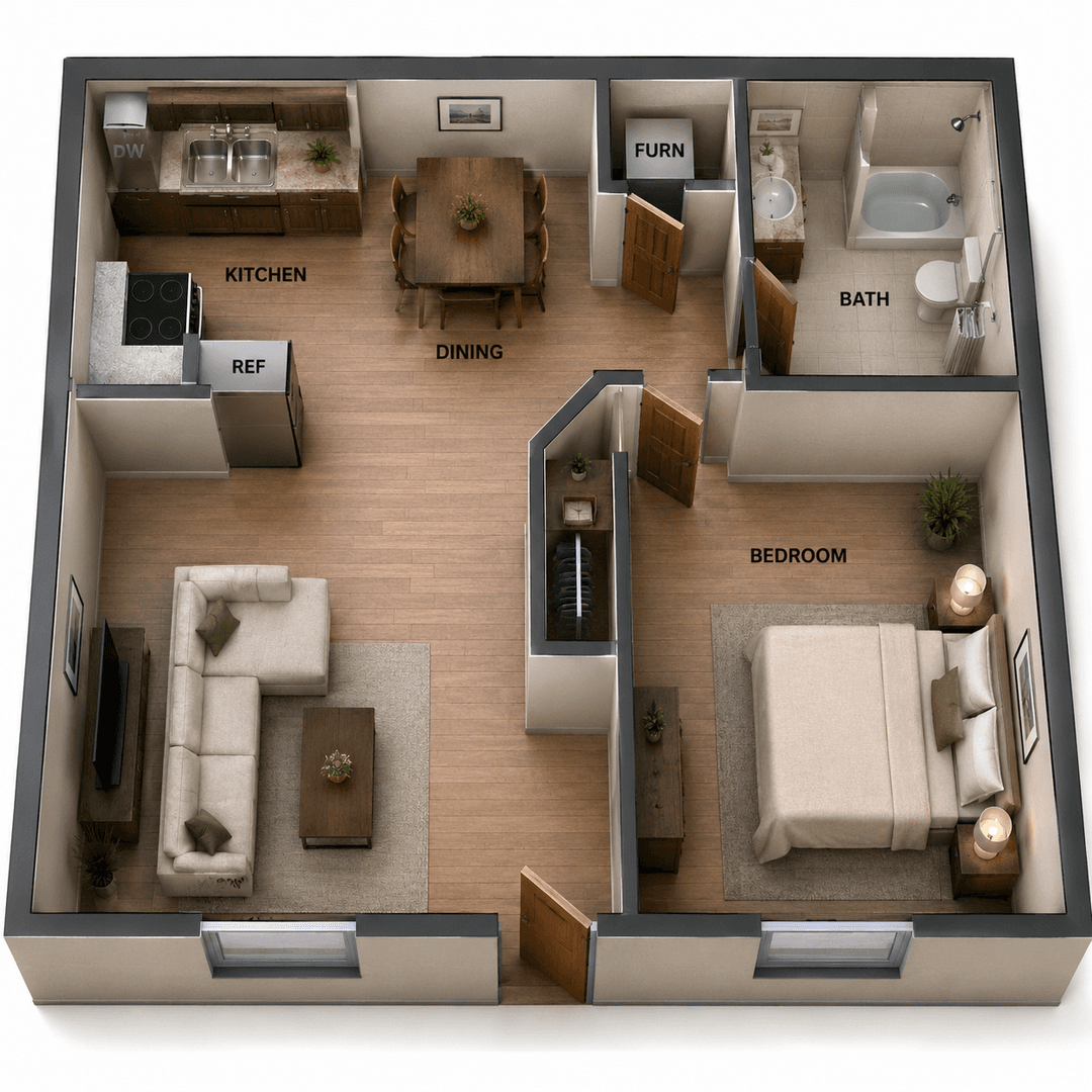 Durant Apartment: 2200 University Blvd