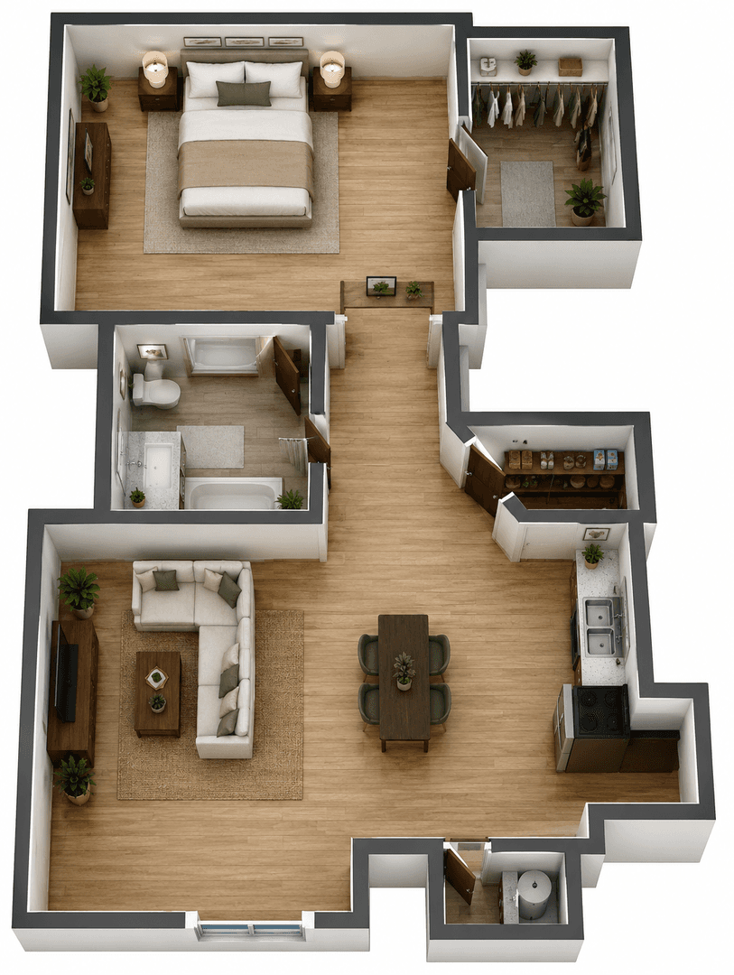 Calera Apartment: 1312 North 3rd St