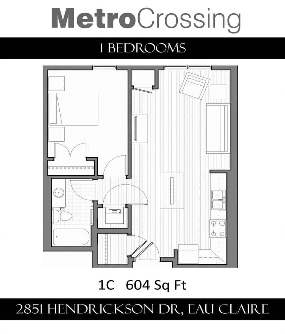 Eau Claire Apartment: 2851 Hendrickson Dr