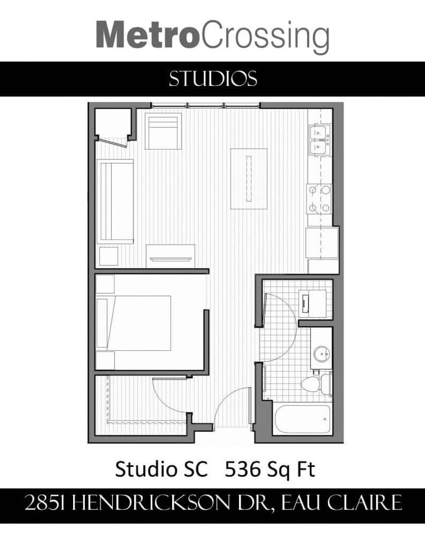 Eau Claire Apartment: 2851 Hendrickson Dr