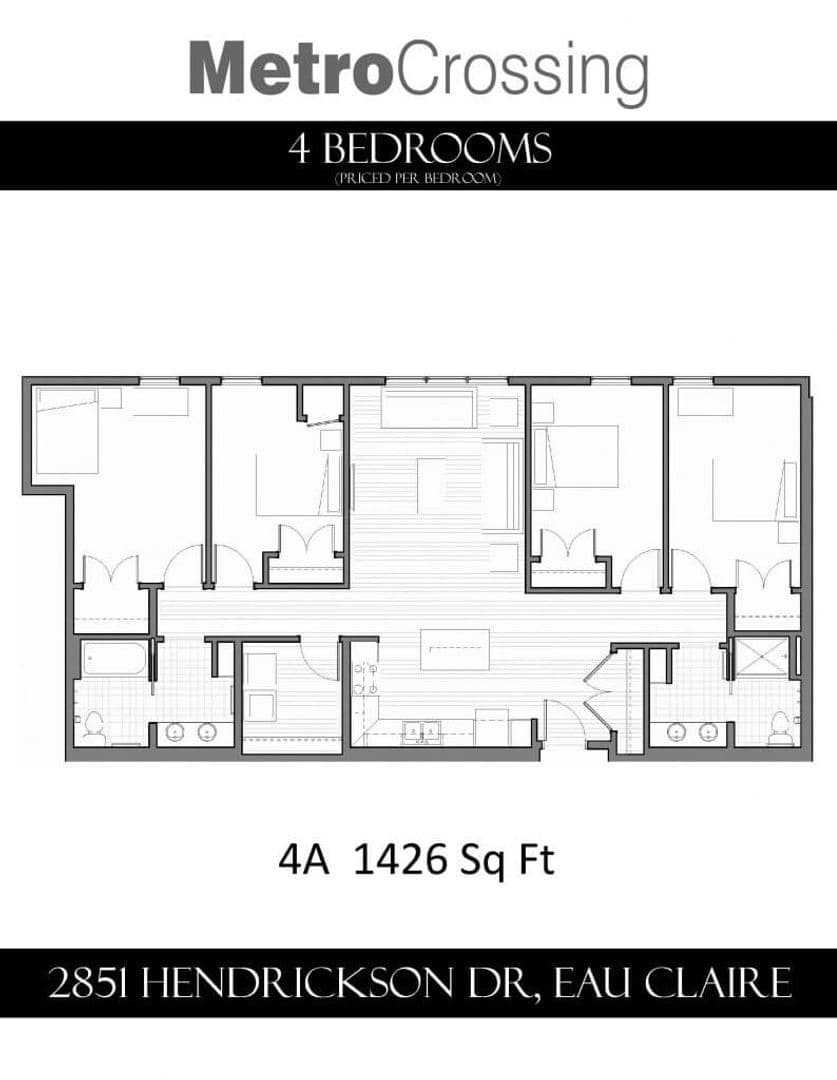 Eau Claire Apartment: 2851 Hendrickson Dr