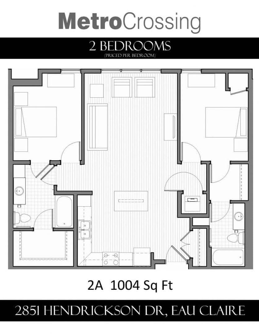 Eau Claire Apartment: 2851 Hendrickson Dr