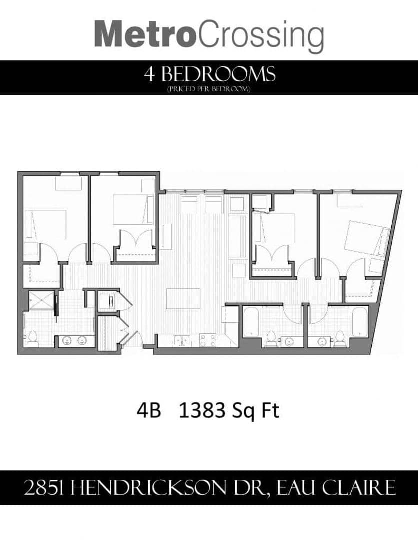 Eau Claire Apartment: 2851 Hendrickson Dr