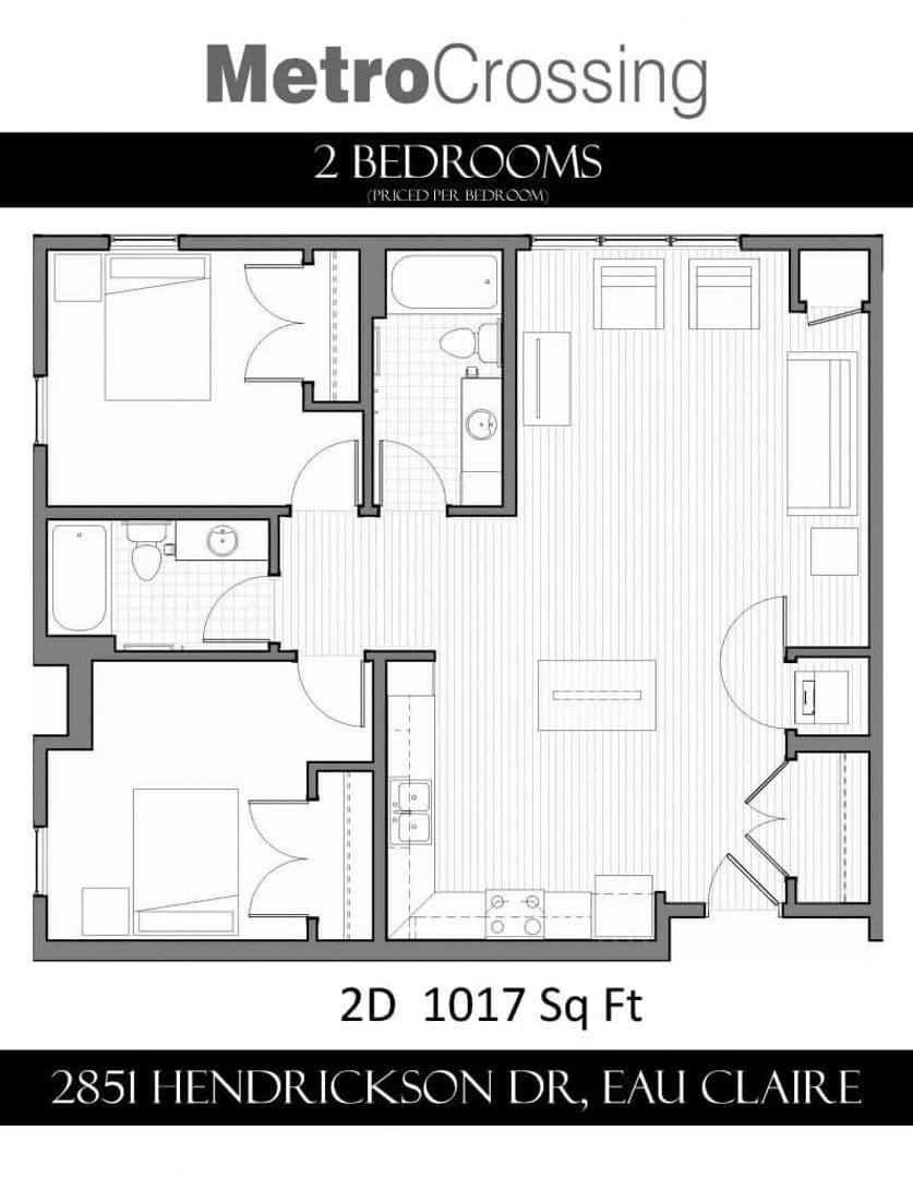Eau Claire Apartment: 2851 Hendrickson Dr