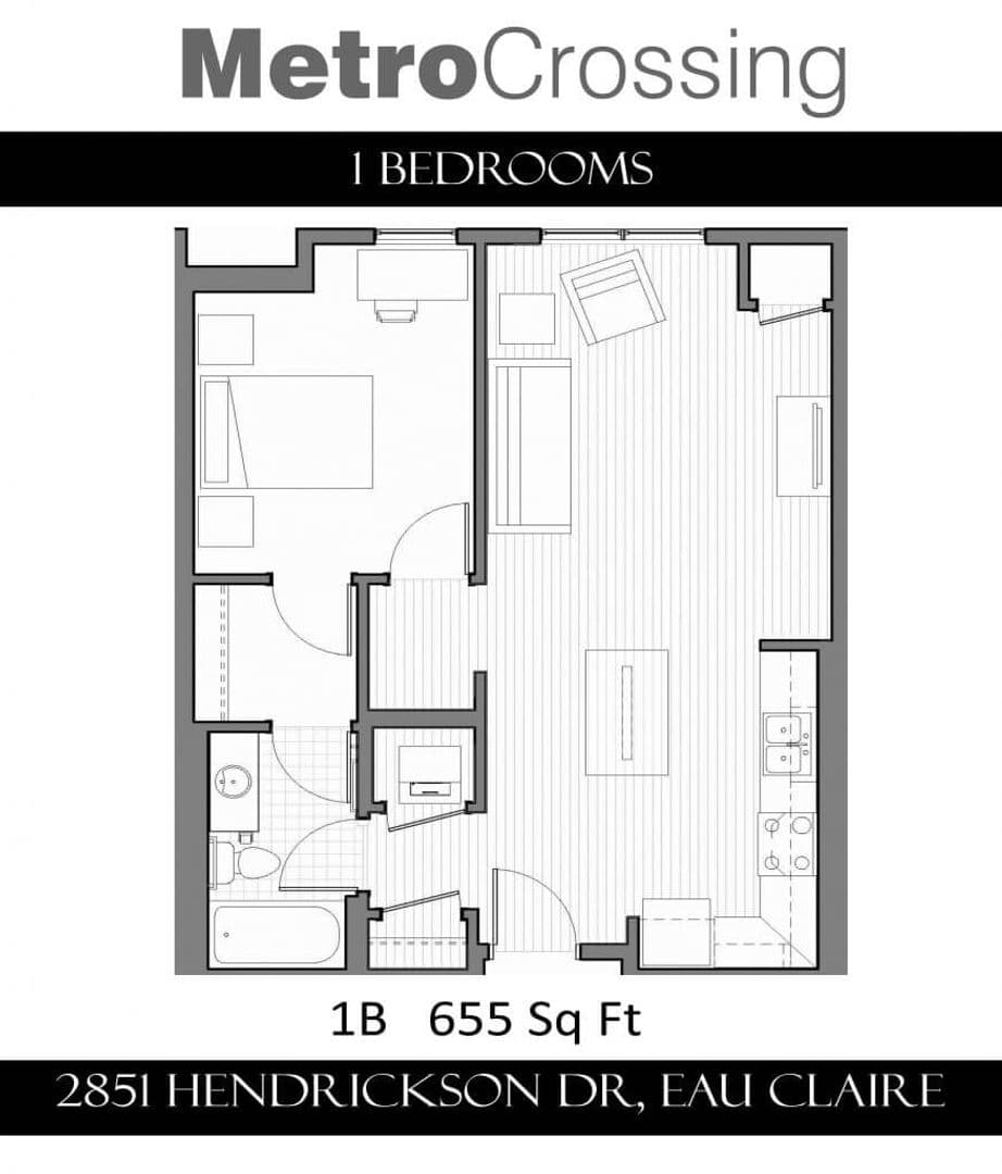 Eau Claire Apartment: 2851 Hendrickson Dr