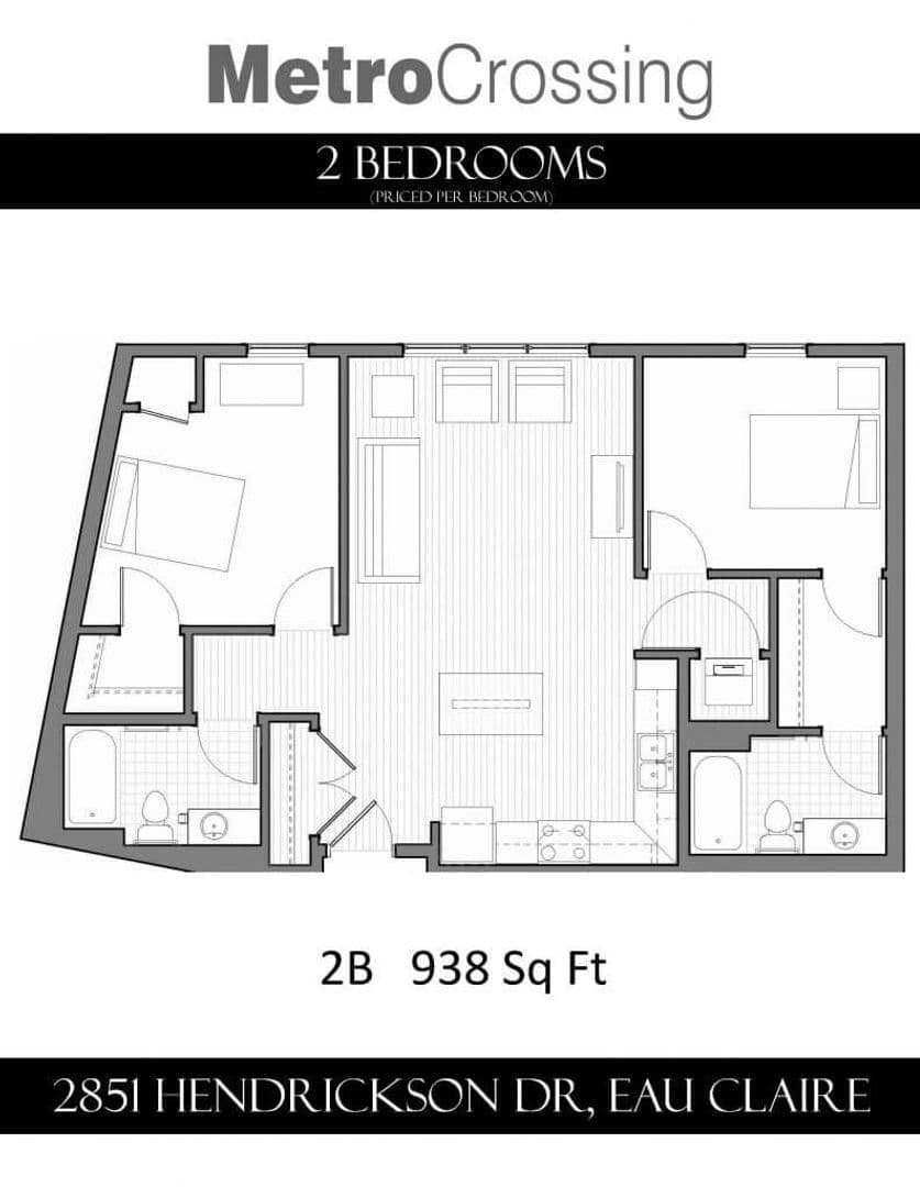 Eau Claire Apartment: 2851 Hendrickson Dr