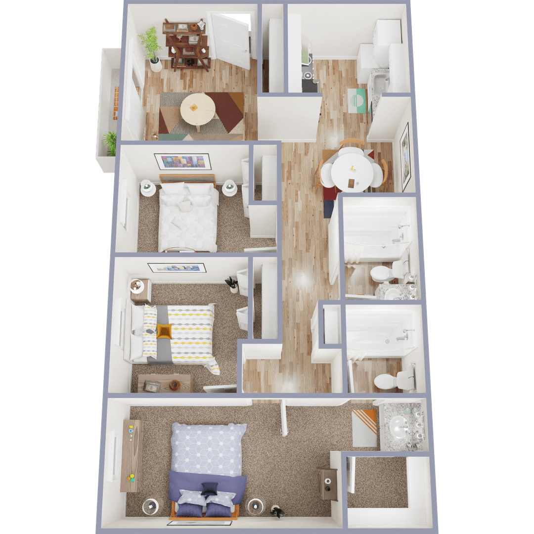 Atlanta Apartment: 3390 Fairburn Rd SW