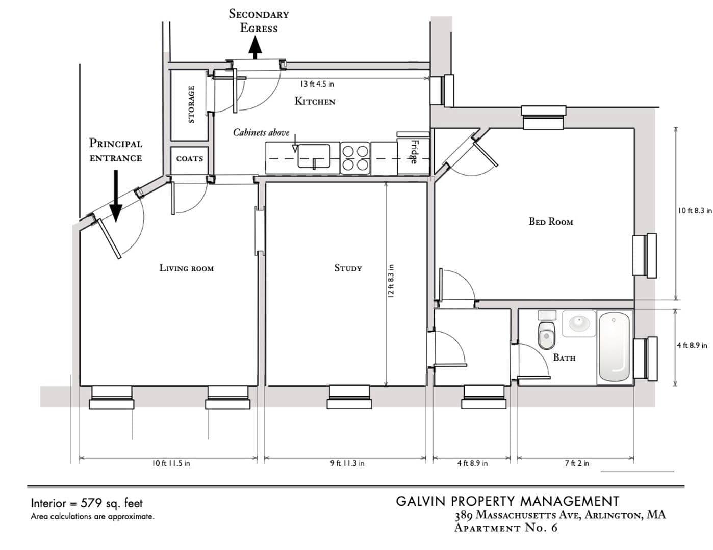 Arlington Apartment: 389 Mass Ave
