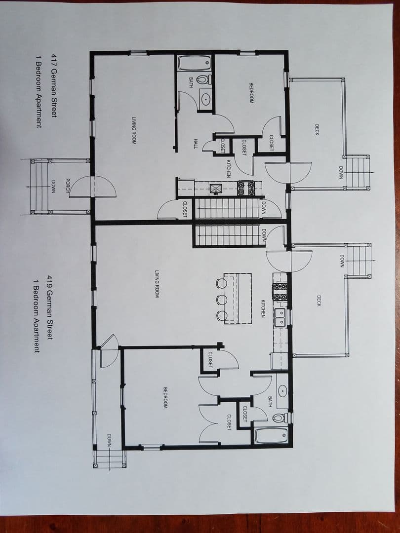 Erie Apartment: 4th and German Street