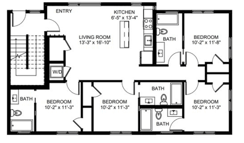 Minneapolis Apartment: 932/934/936/938 15th Ave SE