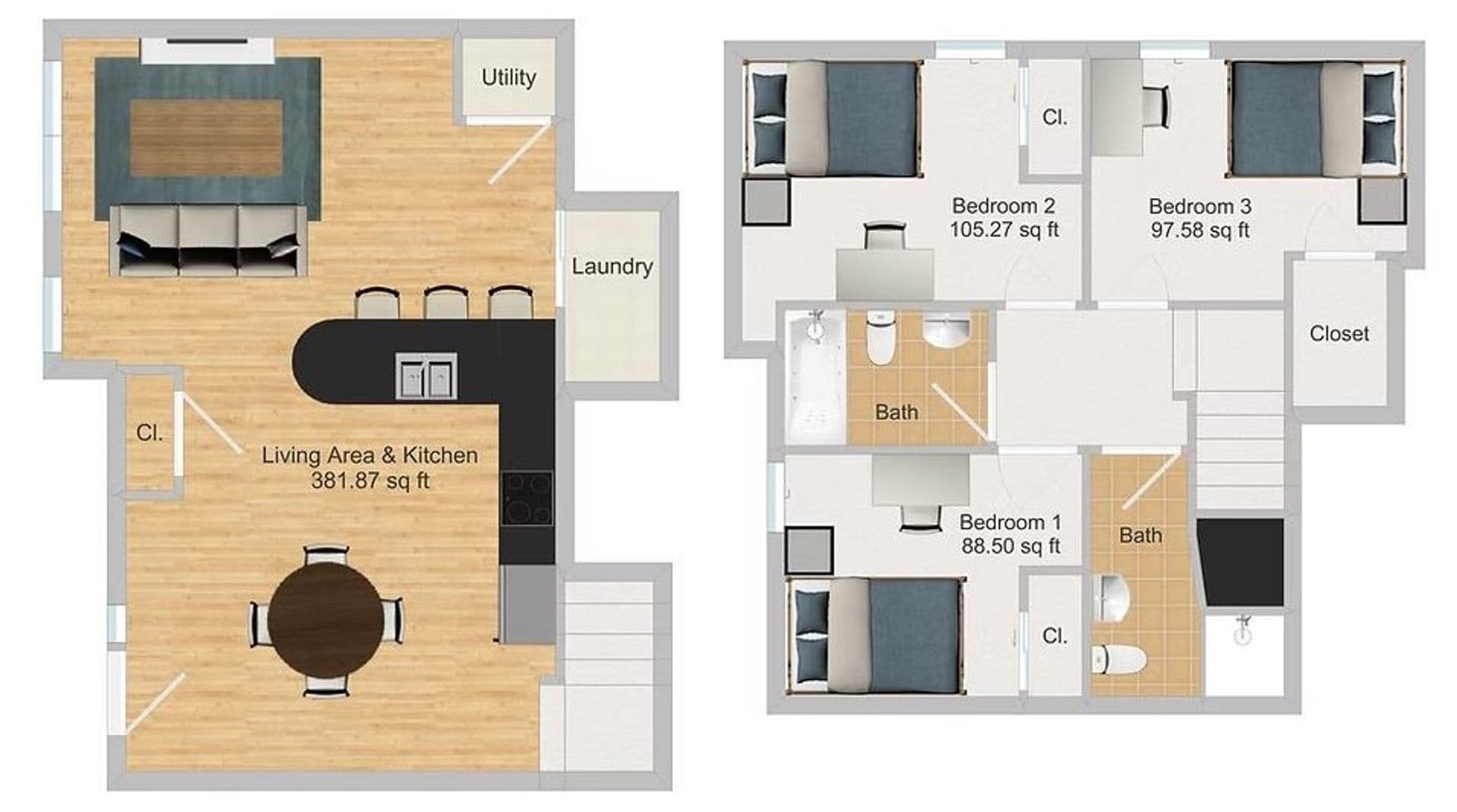 Minneapolis Apartment: 1011 & 1015 4th St SE