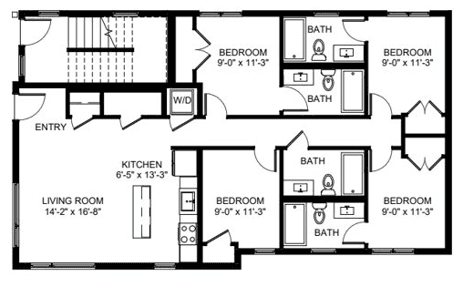 Minneapolis Apartment: 932/934/936/938 15th Ave SE