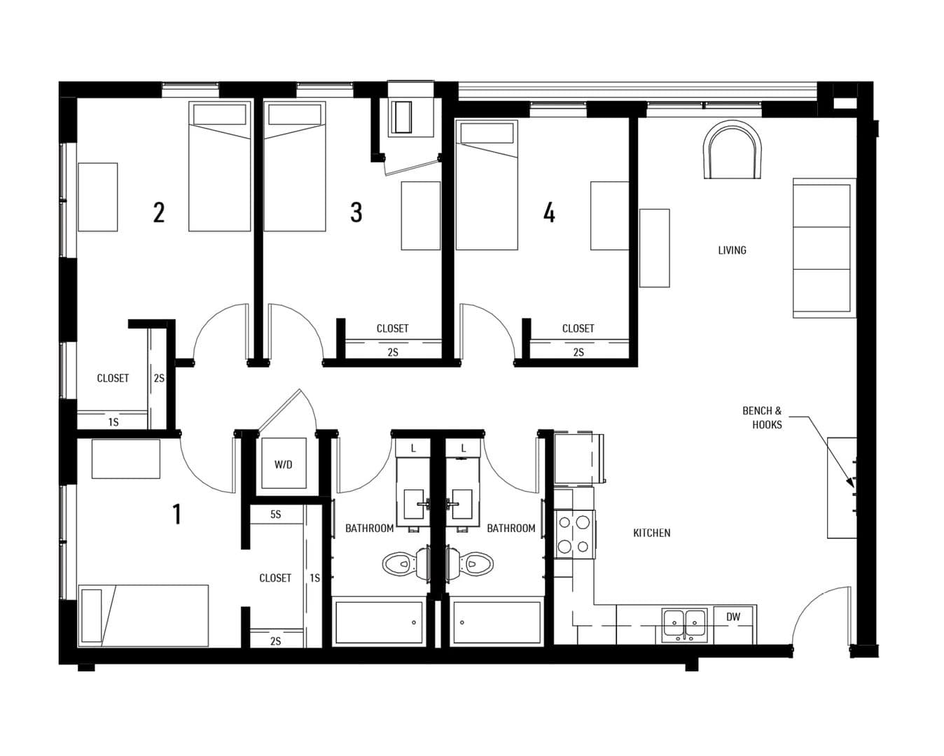 Minneapolis Apartment: 1307 4th Street SE