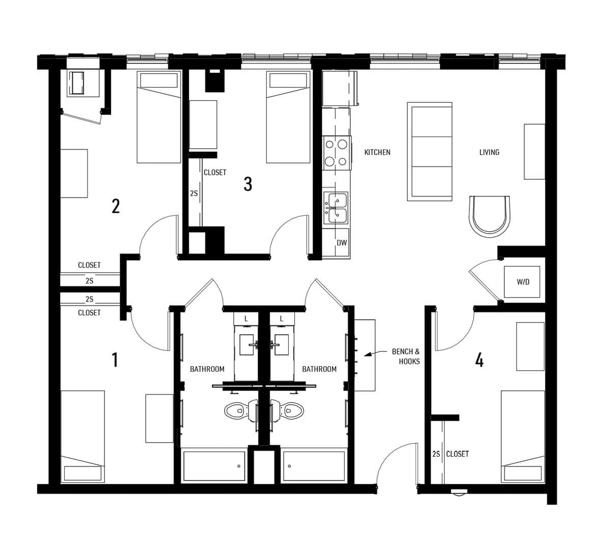 Minneapolis Apartment: 1307 4th Street SE