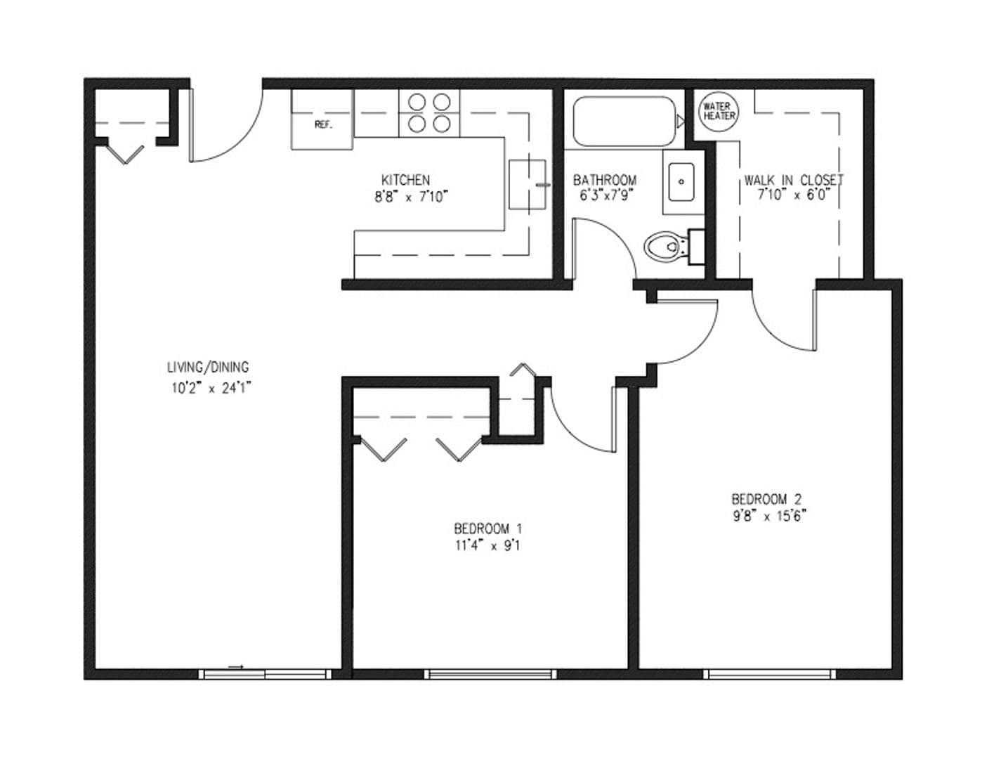 Bristol Apartment: 19624 82nd St