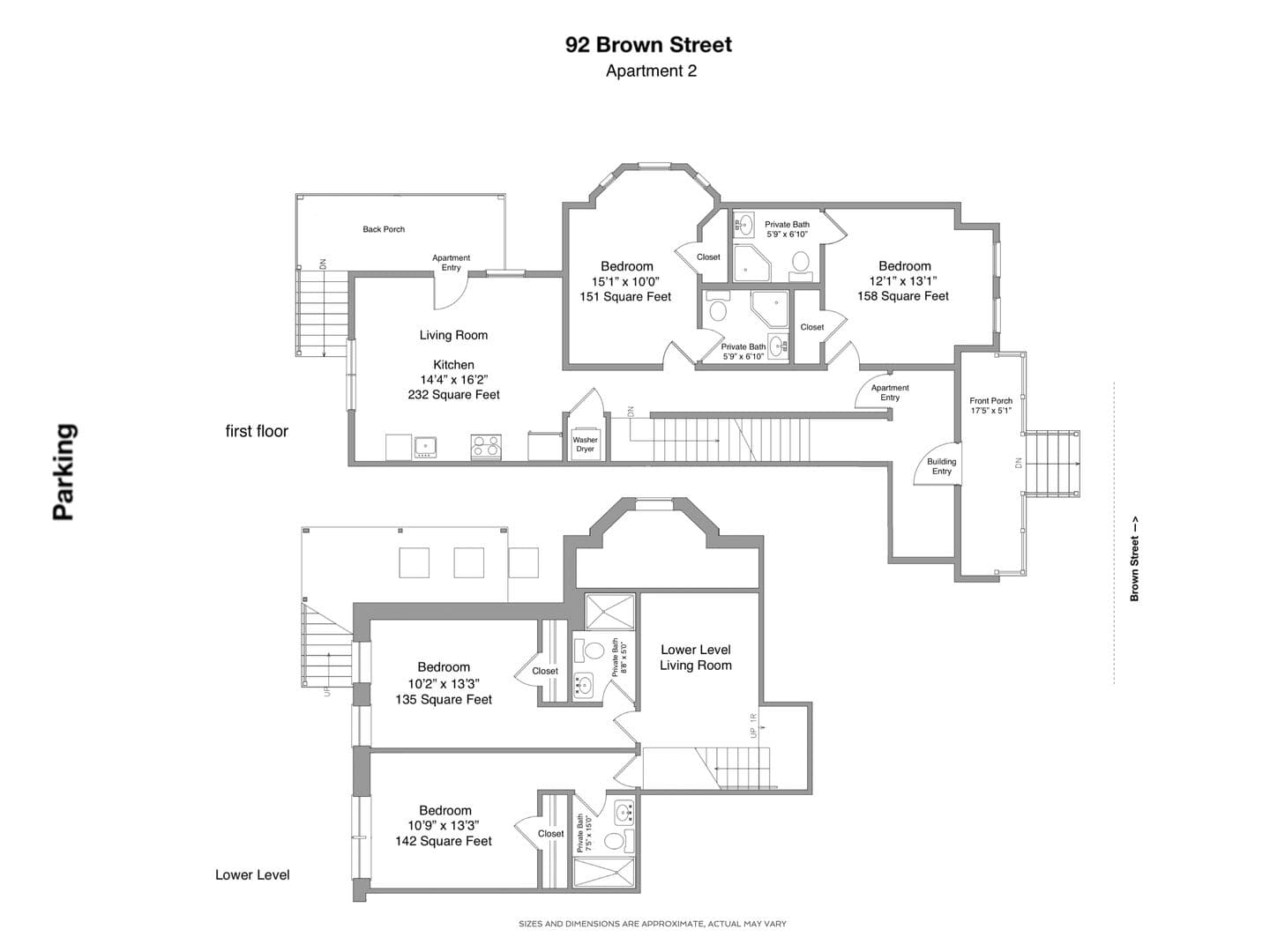 Waltham Apartment: 92 Brown Street