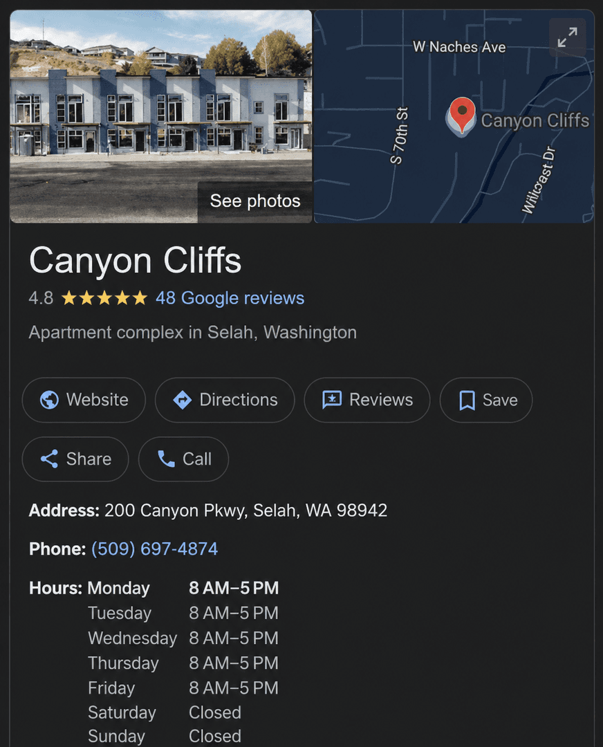 Selah Apartment: 200 Canyon Parkway