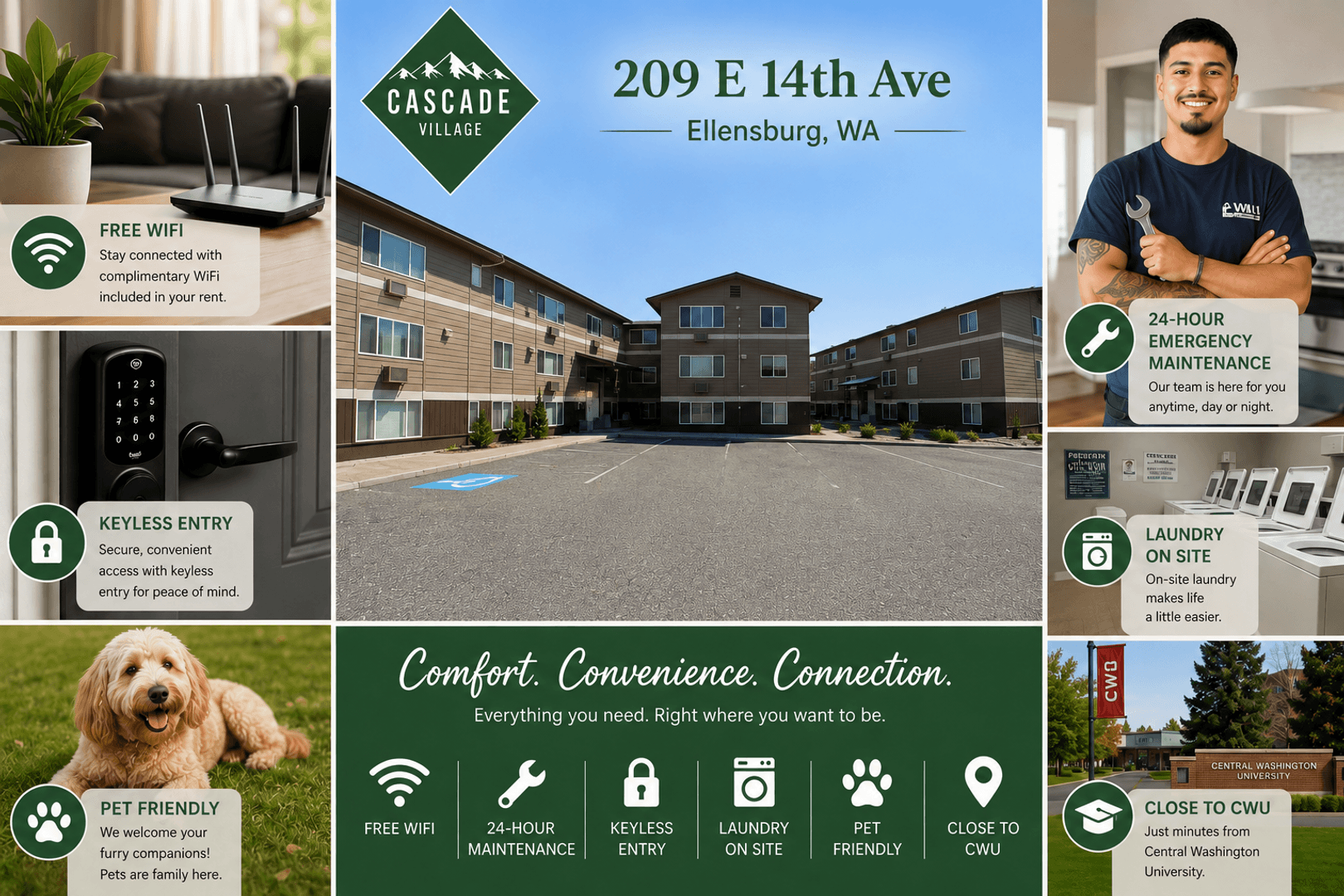 Ellensburg Apartment: 209 E. 14th Ave.