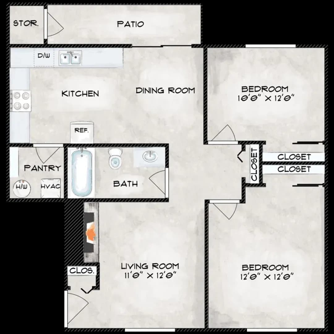 Colorado Springs Apartment: 3413 Parkmoor Village Dr