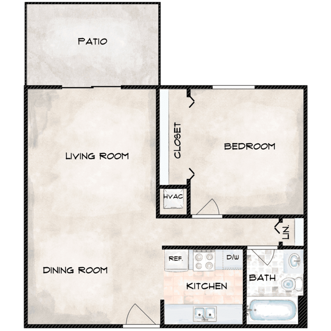 Colorado Springs Apartment: 3635 Van Teylingen Drive