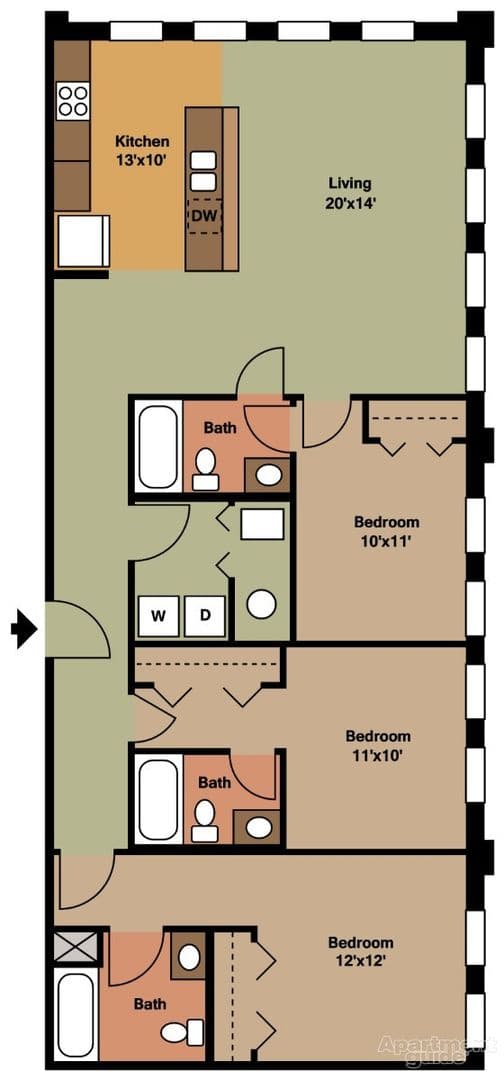 Bloomington Apartment: 701 N College Ave.