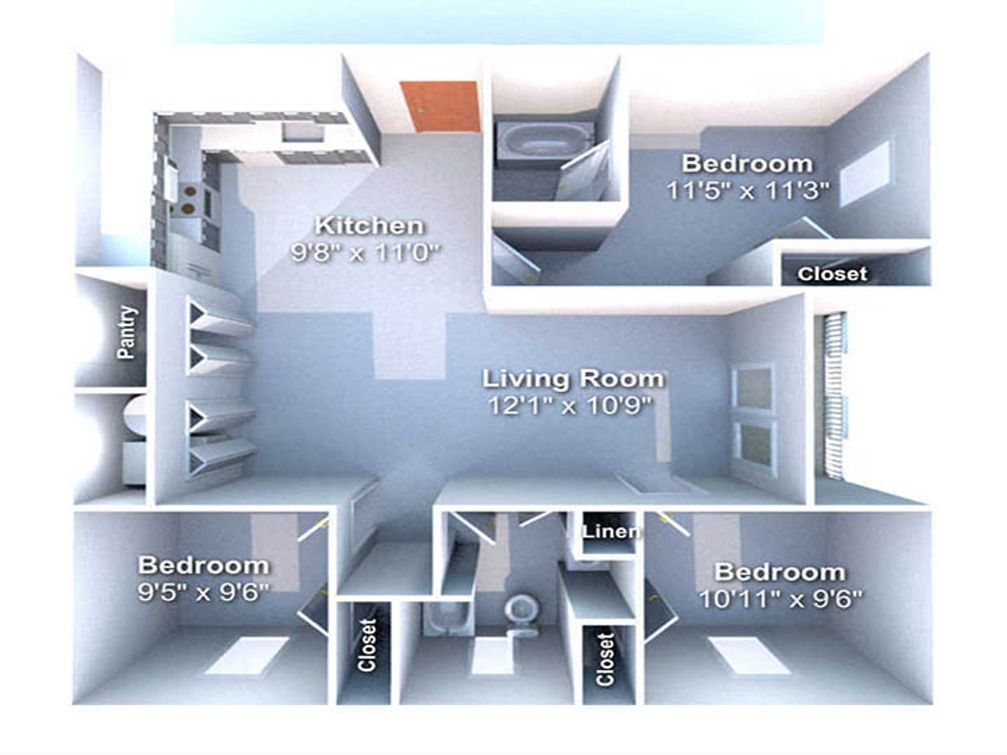 West Lafayette Apartment: 111 S. River Road
