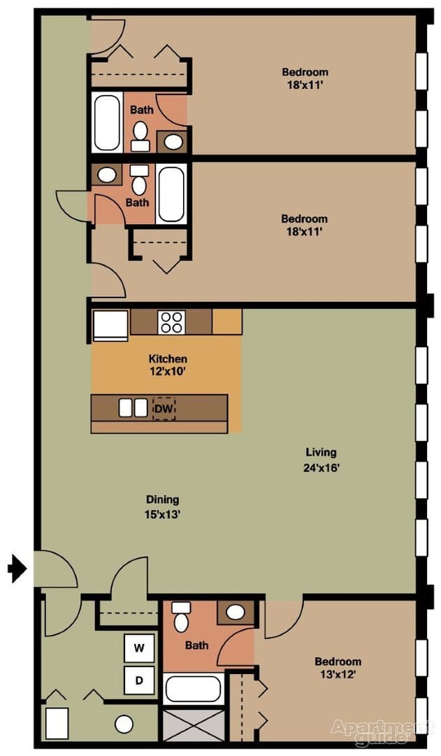 Bloomington Apartment: 701 N College Ave.