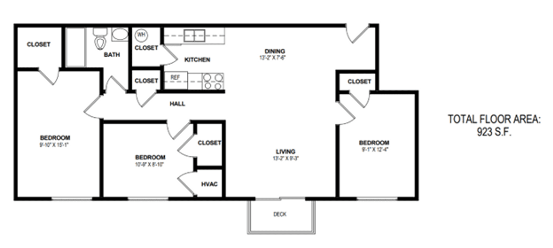 Blacksburg Apartment: 520, 522, 524, Prices Fork Road