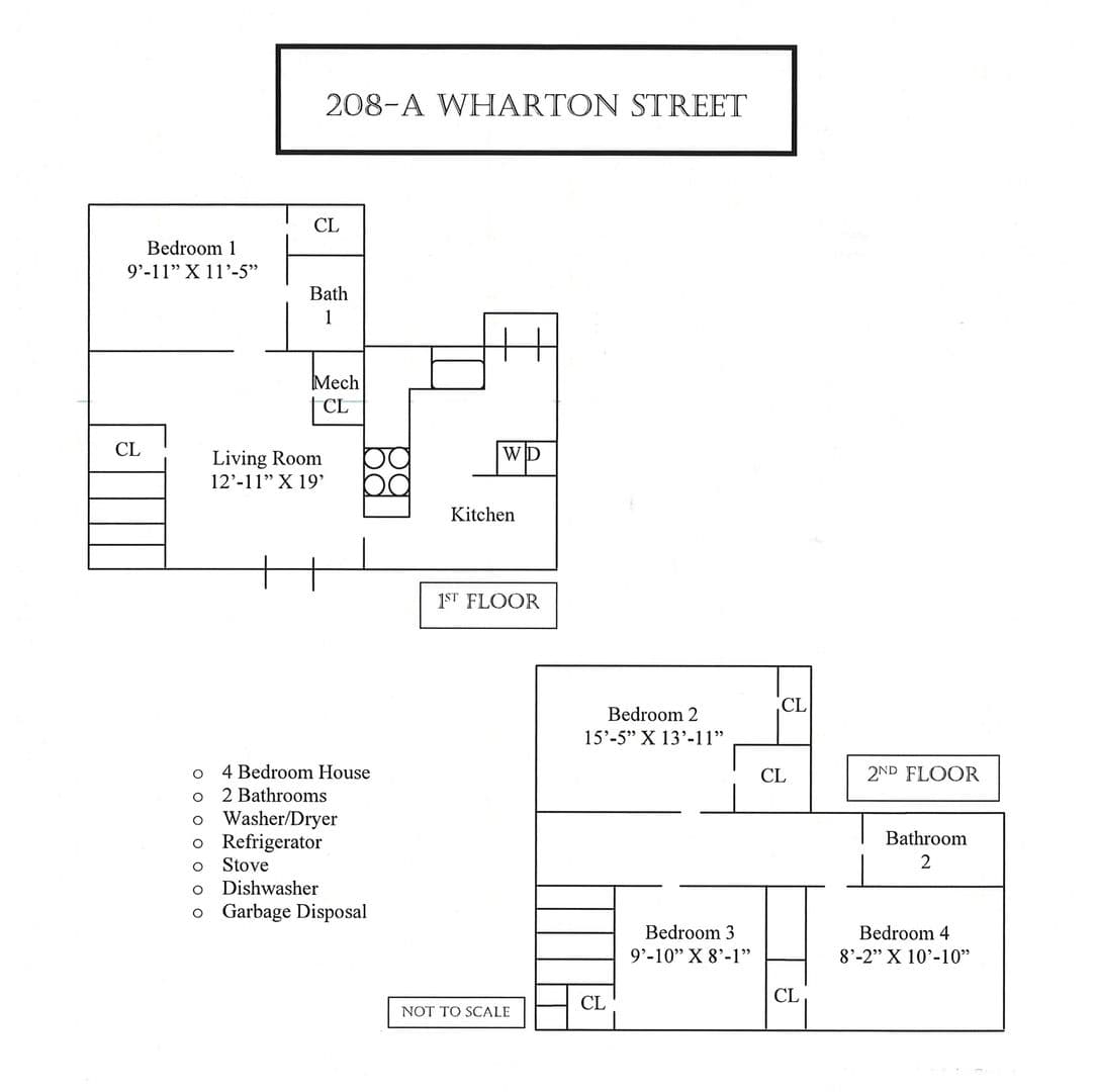Blacksburg Apartment: 208 Wharton St.
