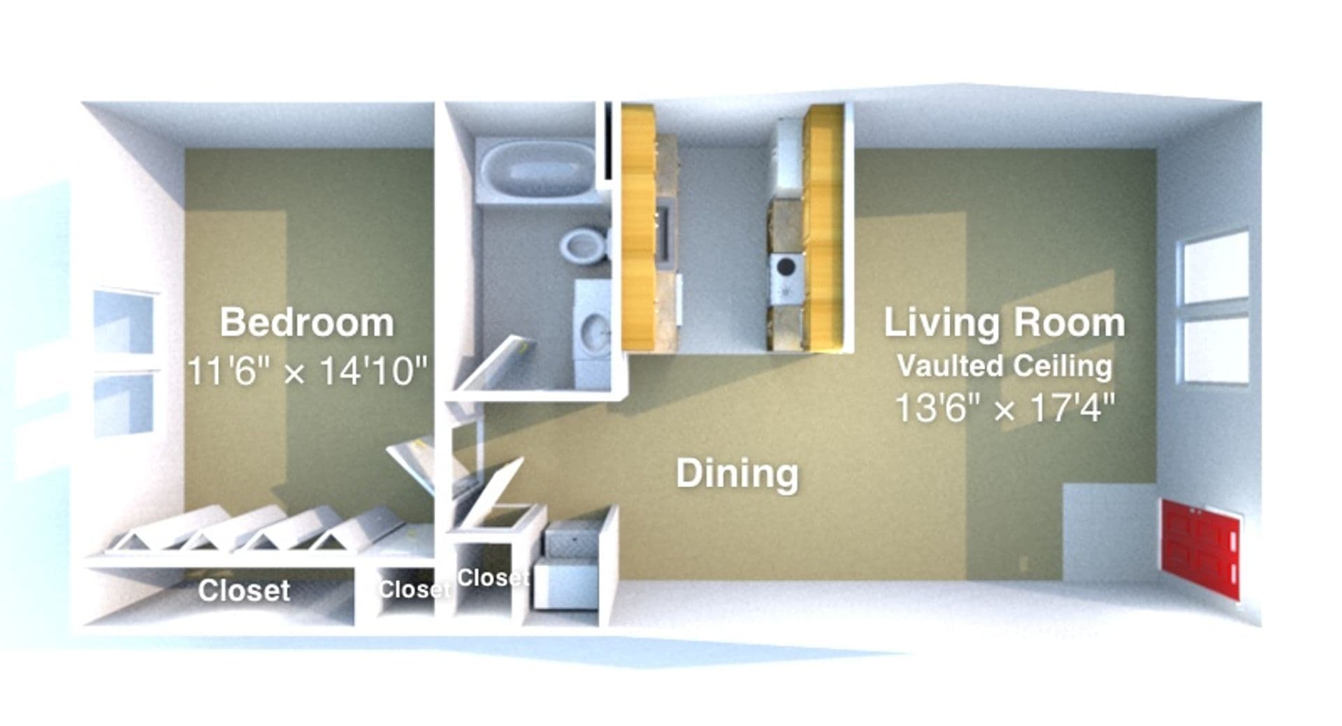 West Lafayette Apartment: 1160, 1193 Anthrop Drive