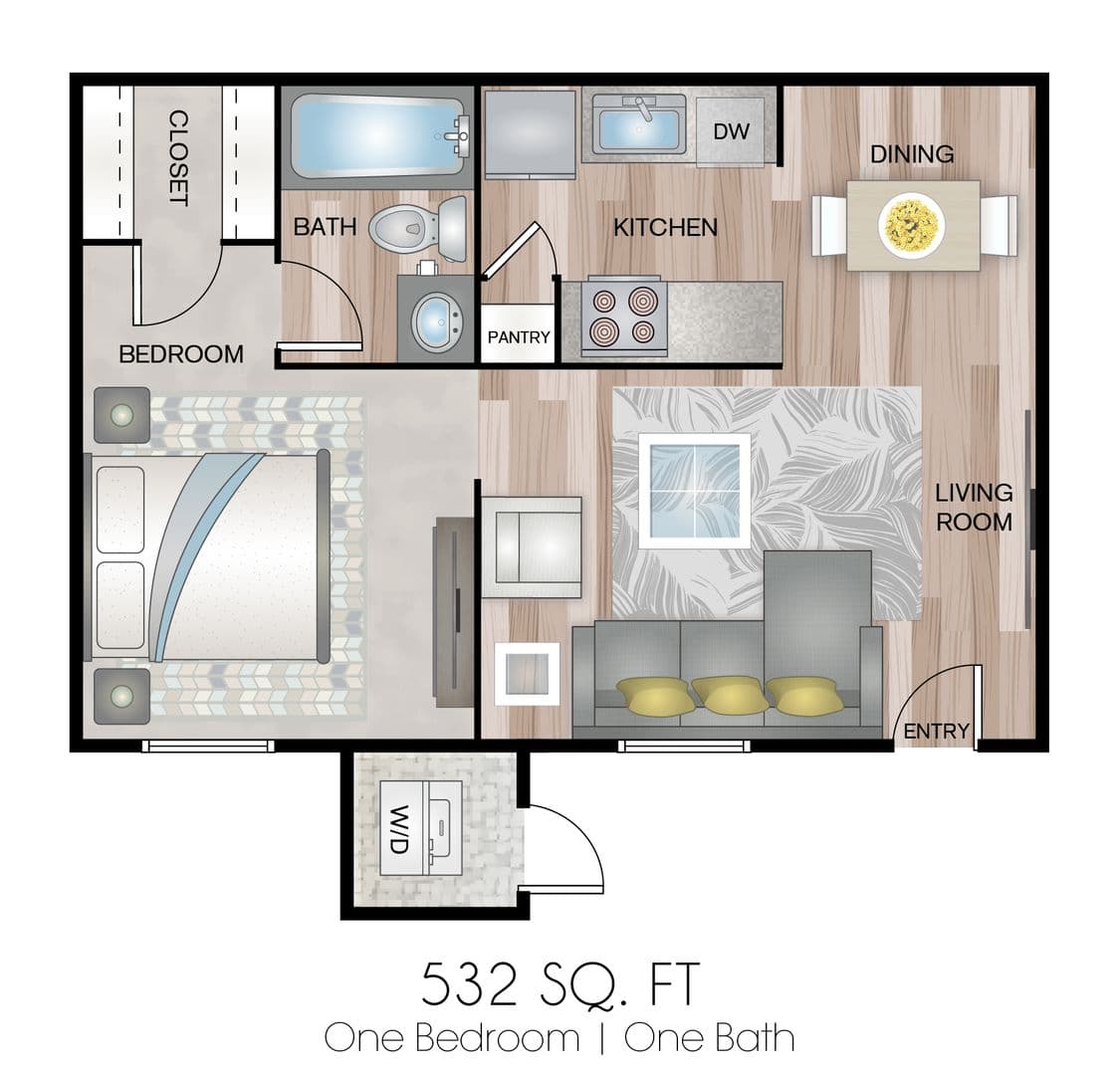 Slaton Apartment: 1355 Woodrow Road