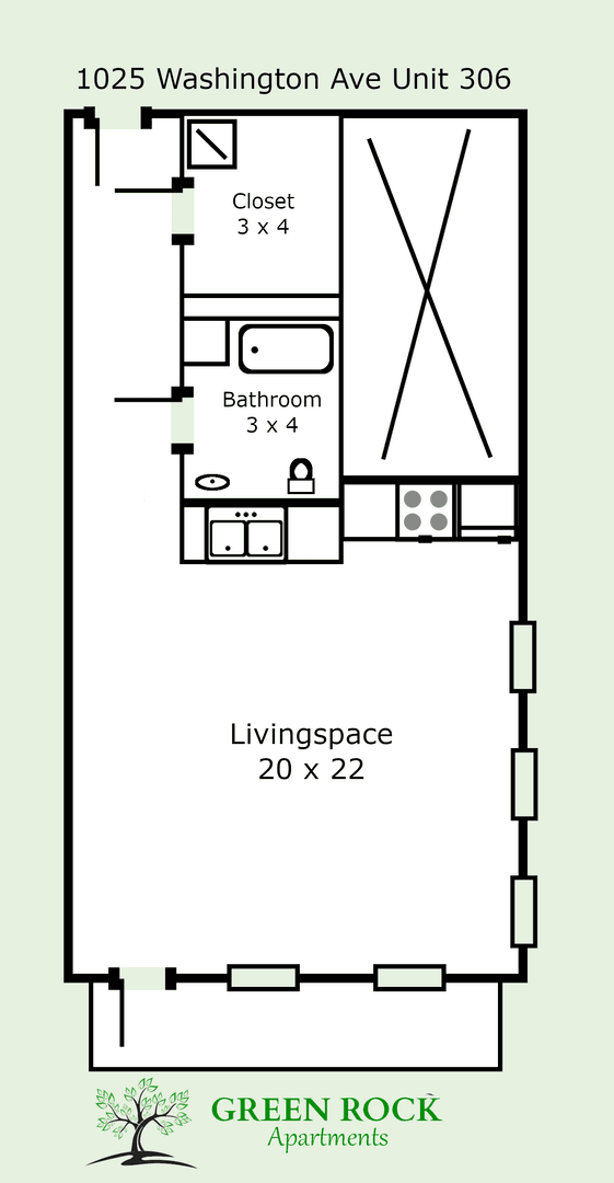 Minneapolis Apartment: 1025 Washington Ave S
