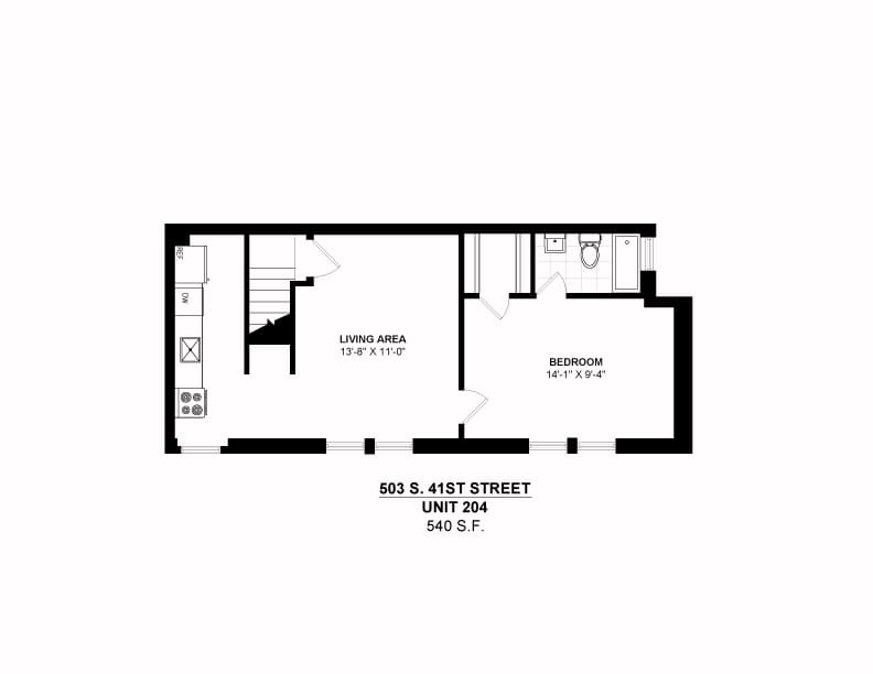 Philadelphia Apartment: 503 South 41st Street