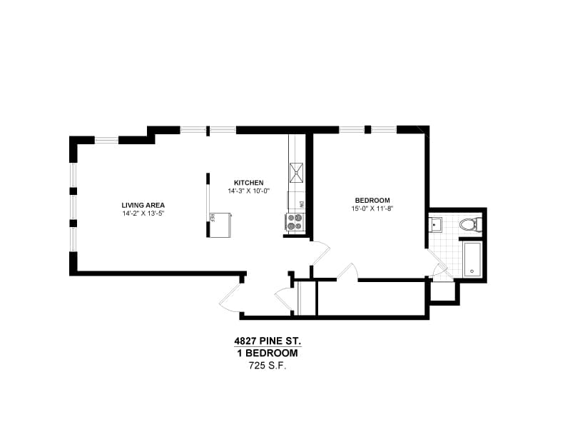 Philadelphia Apartment: 4801-4845 Pine Street