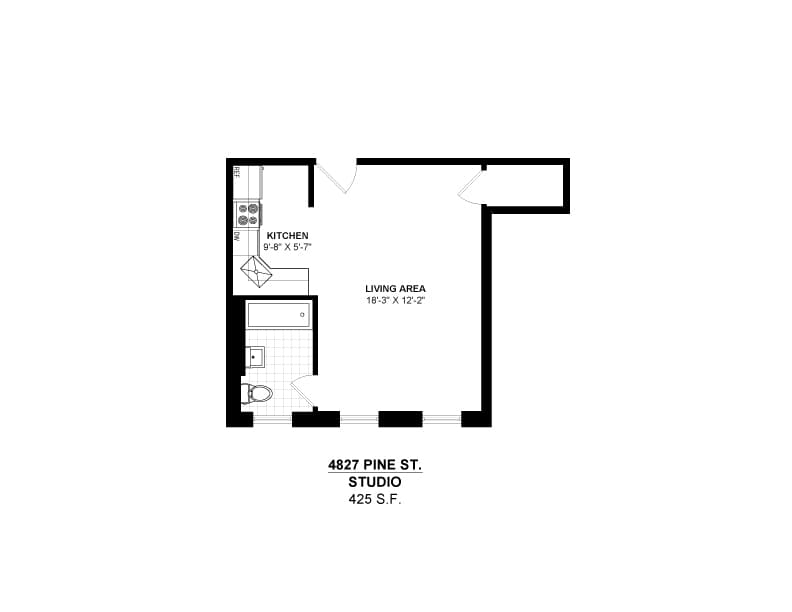 Philadelphia Apartment: 4801-4845 Pine Street