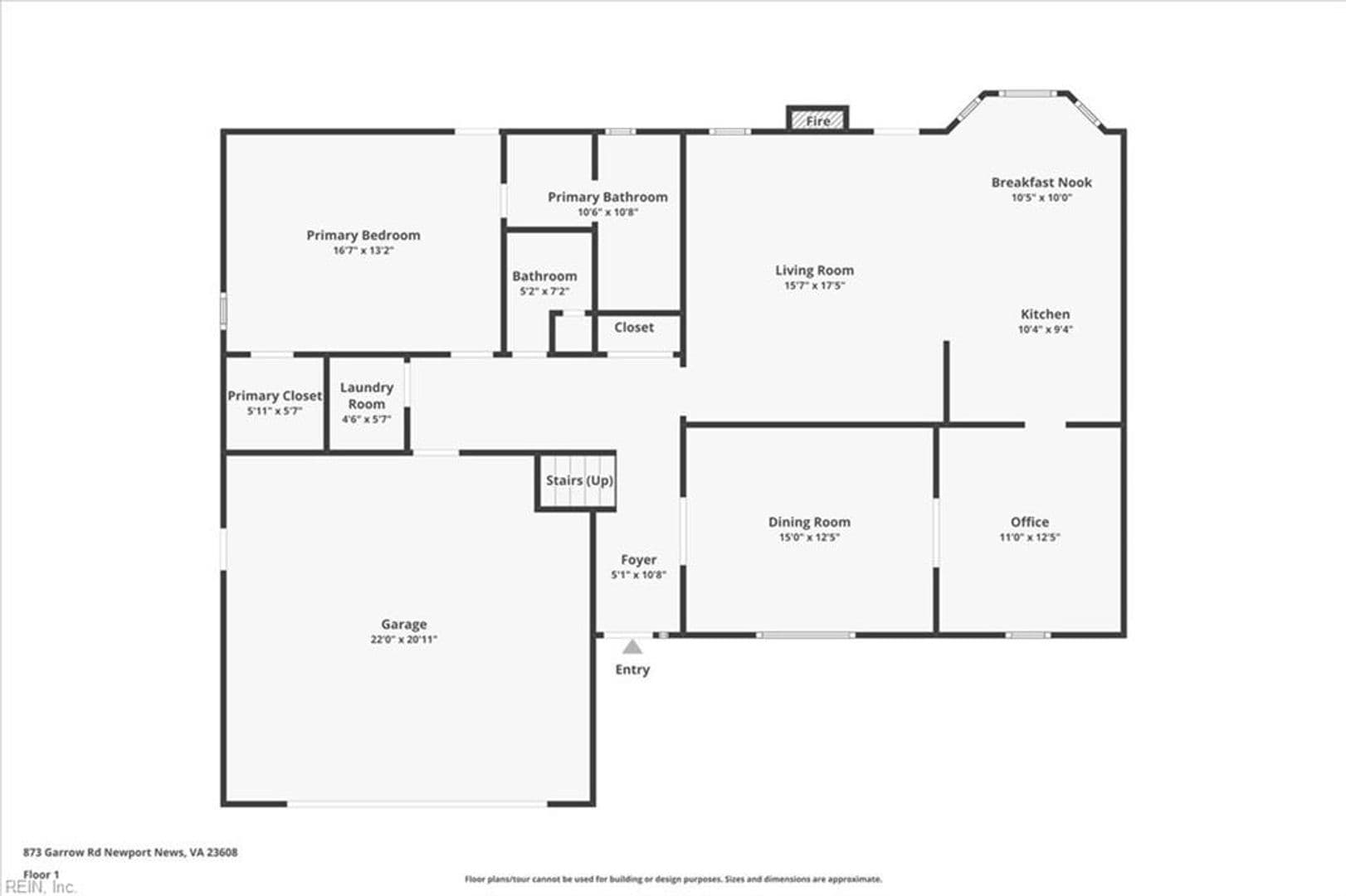 Newport News House: 873 Garrow Road