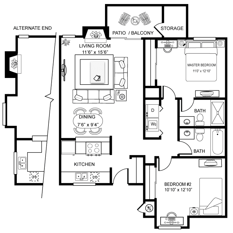 Bakersfield Apartment: 8200 Kroll Way